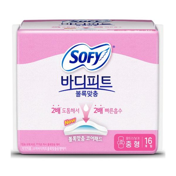 바디피트 볼록맞춤 중형 16P (온)