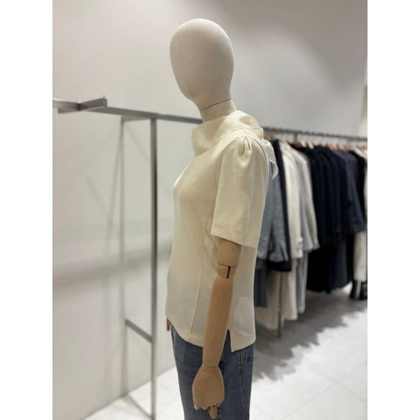 [부산점] 스카프넥 퍼프소매 반팔니트 (NJW6ME320)