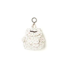 lotsyou_Chubby Backpack Keyring Ivory