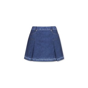 Women Denim Like Skirt_WWKCM24322NYD