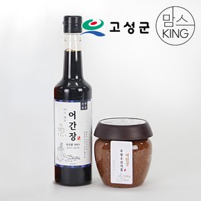 우양수산 메주품은 어간장 500ml+어된장 500g