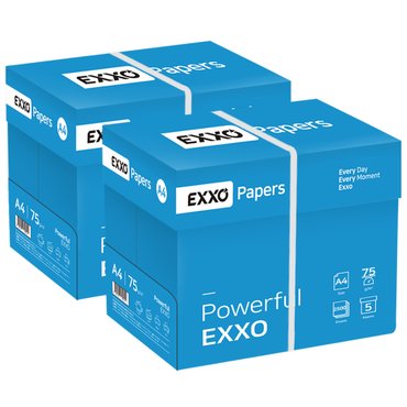 엑소 (EXXO) A4 복사용지(A4용지) 75g 2500매 2BOX