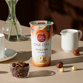 마이카페라떼 원데이 로어슈거 헤이즐넛라떼 210ml *10입