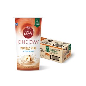 마이카페라떼 원데이 로어슈거 헤이즐넛라떼 210ml *10입