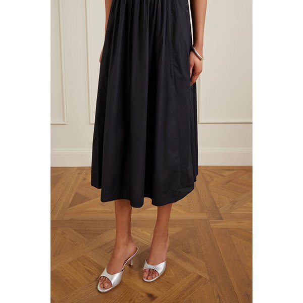 스타우드 브리짓 메탈릭 가죽 뮬 46376663162986130