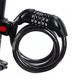 도난 방지 방범 자전거 스쿠터 5자리 비밀번호 자물쇠