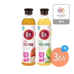 [T]청정원 저당 홍초 900ml 3종(석류/레몬라임/레드애플) 3개 골라담...