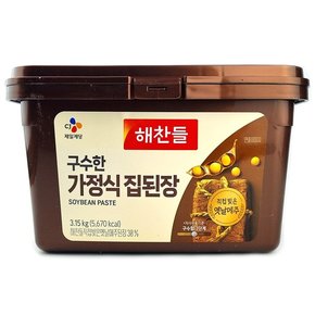 코스트코 해찬들 구수한 가정식 집된장 3.15kg 메주된장 콩된장