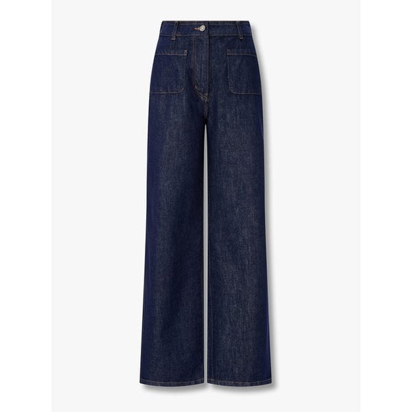 아웃 포켓 밴딩 데님 팬츠_다크 네이비 7215355601