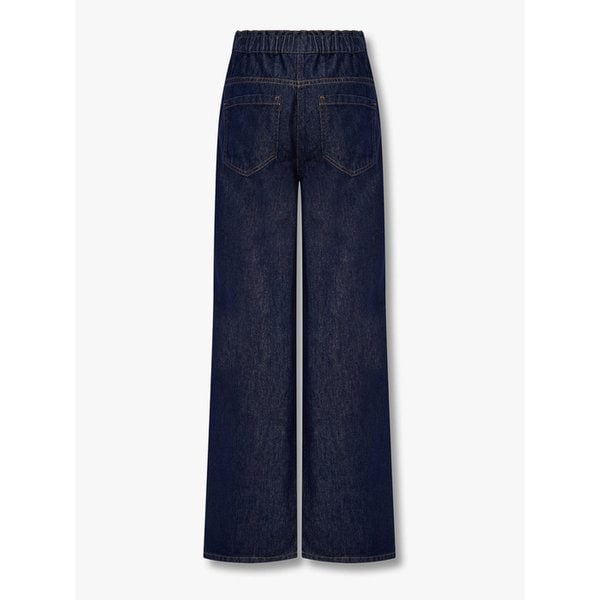 아웃 포켓 밴딩 데님 팬츠_다크 네이비 7215355601