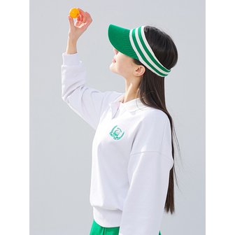 퍼디 아로 두줄 니트 썬-cap