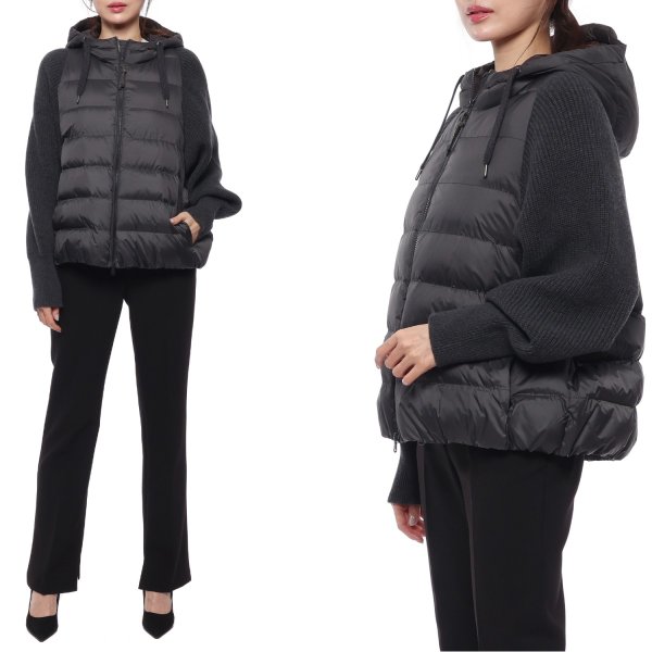[부산점] 23FW 여성 니트 슬리브 다운 점퍼 (MH5042699 C1527 23F)