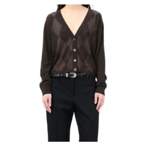 IVY CARDIGAN Pub Argyle Fine Wool (W4253IP) (아이비 가디건) 3628441