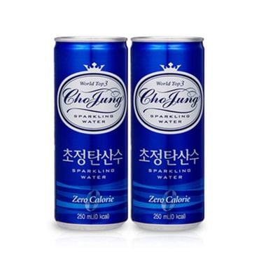 일화 초정탄산수(플레인)250㎖ x 30캔 2박스 (총60캔) 탄산수