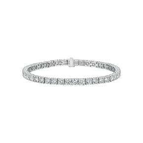14K 랩다이아몬드 4프롱 테니스 팔찌 0.2ct