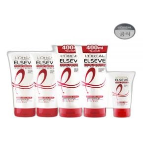 LOREAL PARIS [구성] 로레알파리 토탈 리페어5 인스턴트 미라클 헤어팩 170ml 2개 + 400ml(대용량) 2개 + 헤어팩 50ml