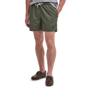 4319362 Barbour Staple Logo Embroidered Swim Trunks