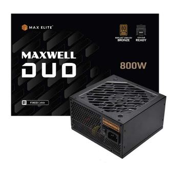 아이코다 맥스엘리트 MAXWELL DUO 800W 80PLUS 브론즈 PCIE5 플랫 파워 블랙