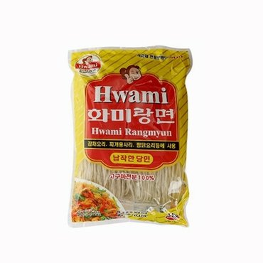  화미식품 고구마 전분 당면 납작 랑면 1 KG