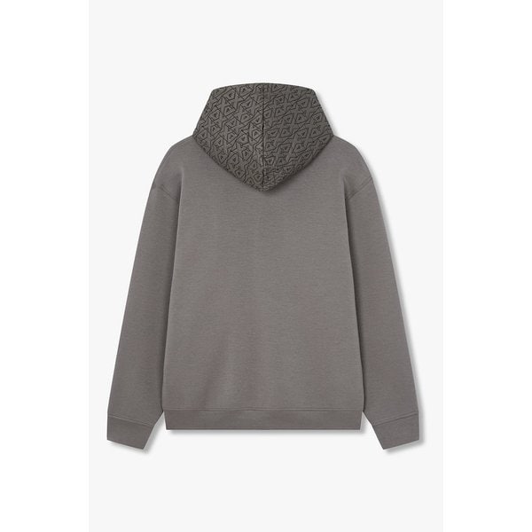 남성 리피트 로고 퀼팅 후디 집업 A415331027000