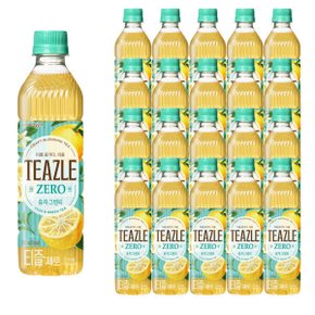 티즐 유자 그린티 제로 칼로리 500ml 20개
