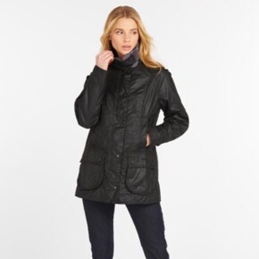 [23FW][Barbour] 여성 블랙 비드넬 왁스 자켓 URJA3F311BK