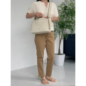 푸딩 리본백 Pudding ribbon Bag (Cream / Peach / Mint)