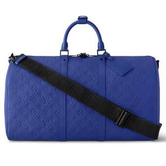 LOUIS VUITTON 24 FW 루이비통 Keepall 키폴 반둘리에 50 패드락 디태처블 네임택 더플백