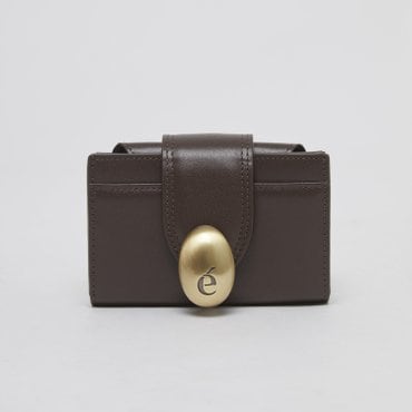 아카이브앱크 Egg lock wallet(Choco spread)_OVADX25012DKB
