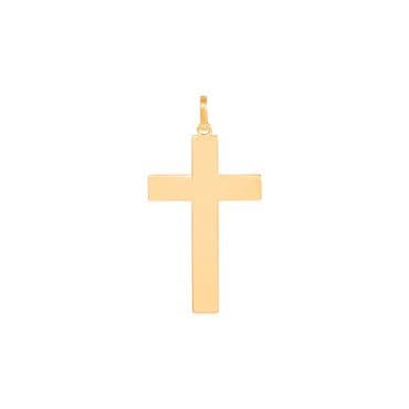 로이드 14K 타임리스 크로스라인 십자가 펜던트 (M) LPP23015G