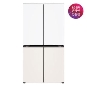 [LG전자공식인증점] LG 디오스 오브제컬렉션 STEM 베이직 냉장고 T875MHE042 (860L)