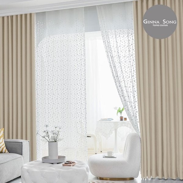 세비야 암막커튼+코디커튼 풀세트 중형