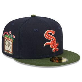 [해외] 1000674 뉴에라 모자 MLB [시카고 화이트삭스] Sprouted 59FIFTY Fitted Hat - Navy