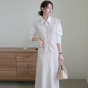 [최초가 89,900][르포엠]리아벨 비스코스 썸머 셋업 3종(베스트+스커트+머플러)