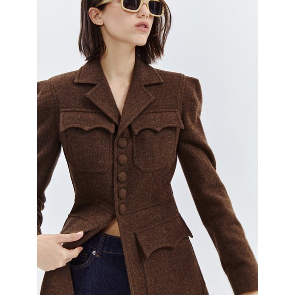 Covent Suiting Blazer [COCOA]