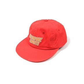 Flame Logo 6-Panel Cap -Red-