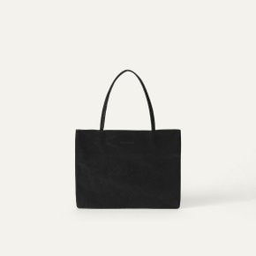 Patiné Leather Bag Black