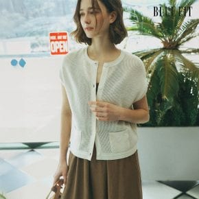 [25SS 최신상] 블루핏 크로셰 앙상블 (니트탑+가디건)