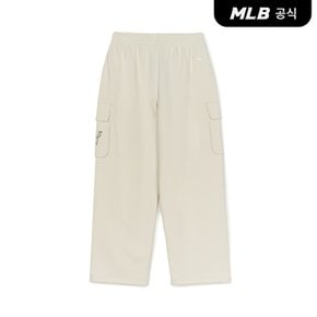 [코리아공식] 베이직 쿠퍼스 로고 카고 와이드팬츠 NY (Mg.Cream)