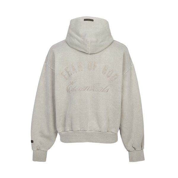 [부산점] 에센셜 남성 기모 후드 집업 192HO254781F SMOKE GREY