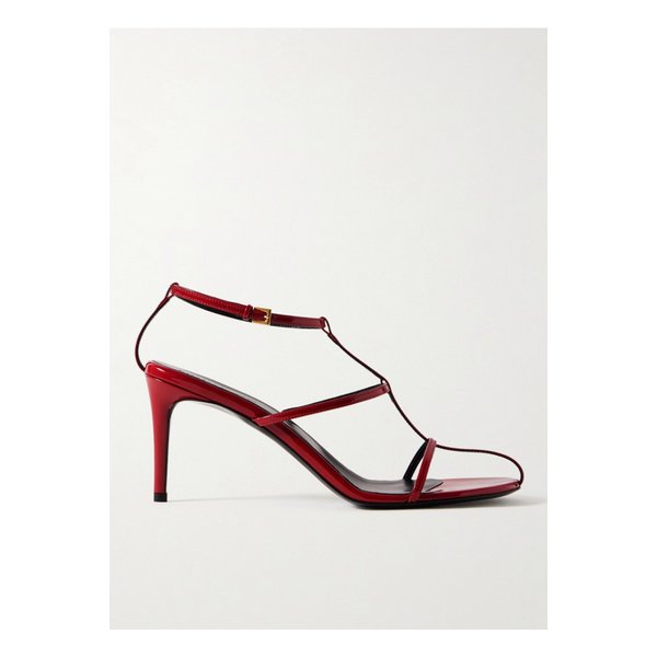 케이트 케이지 페이턴트 가죽 샌들 레드 1647597358818246