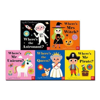  [Nosycrow] wheres friends 영어 원서 보드북 5권세트