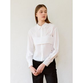Sophie Bustier Shirt Ivory