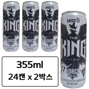 HOT6 핫식스 더킹 포스 355ml x 48캔 저칼로리 고카페인 에너지 드링크 타우린 음료수 졸음방지 탄산 음료