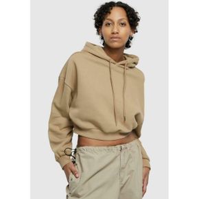 3822040 Urban Classics CROPPED HEAVY - Hoodie warmsand