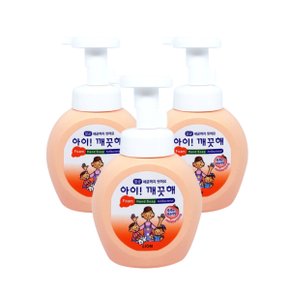 아이깨끗해 손세정제 복숭아향 250ml 3개