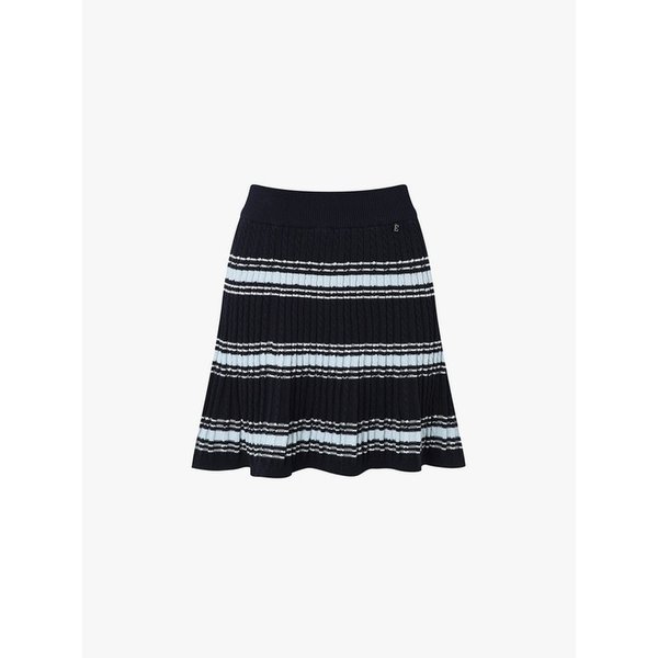 케이블 니트 플레어 스커트 EMQ1KSK200