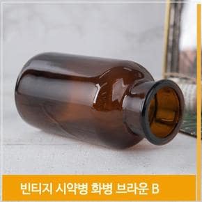 인테리어 화병 유리 꽃병 B H16cm 빈티지 장식 소품 (S7702633)