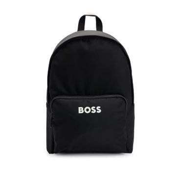 BOSS [WI24] 콘트라스트 로고 스트랩 백팩 블랙(50511918001)