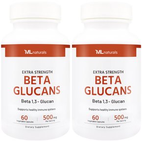 [해외직구] 2병 마이라이프 내추럴스 베타 글루칸 Beta Glucans 60베지캡슐